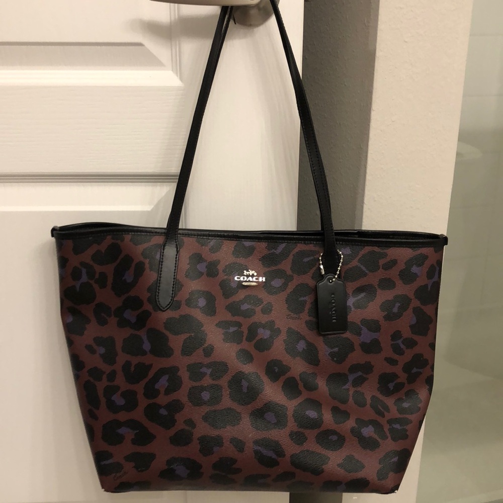 Coach Leopard Print Bag